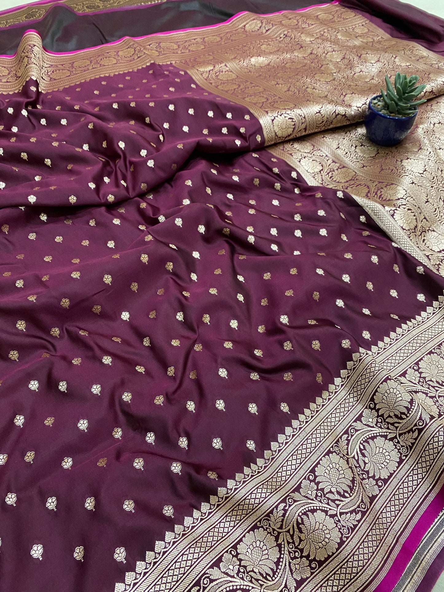 Banarasi Mashru Saree