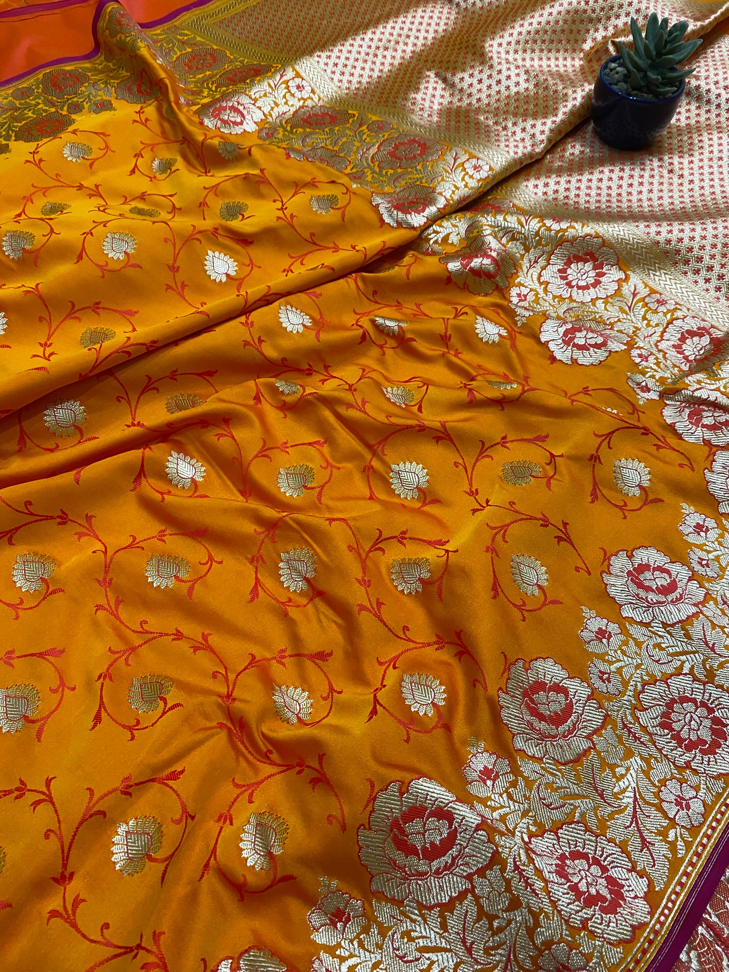 Banarasi Mashru Saree