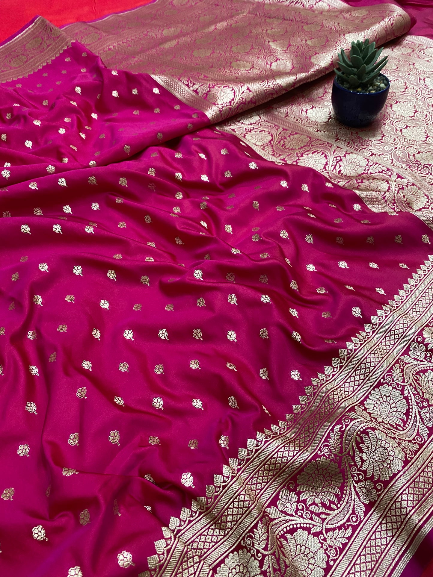 Banarasi Mashru Saree