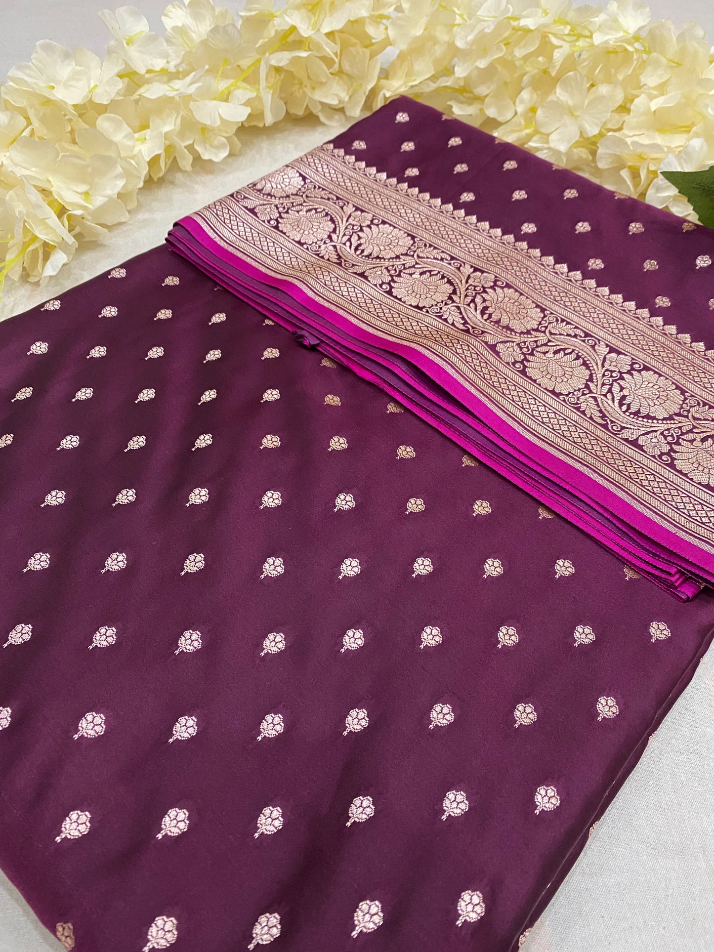 Banarasi Mashru Saree