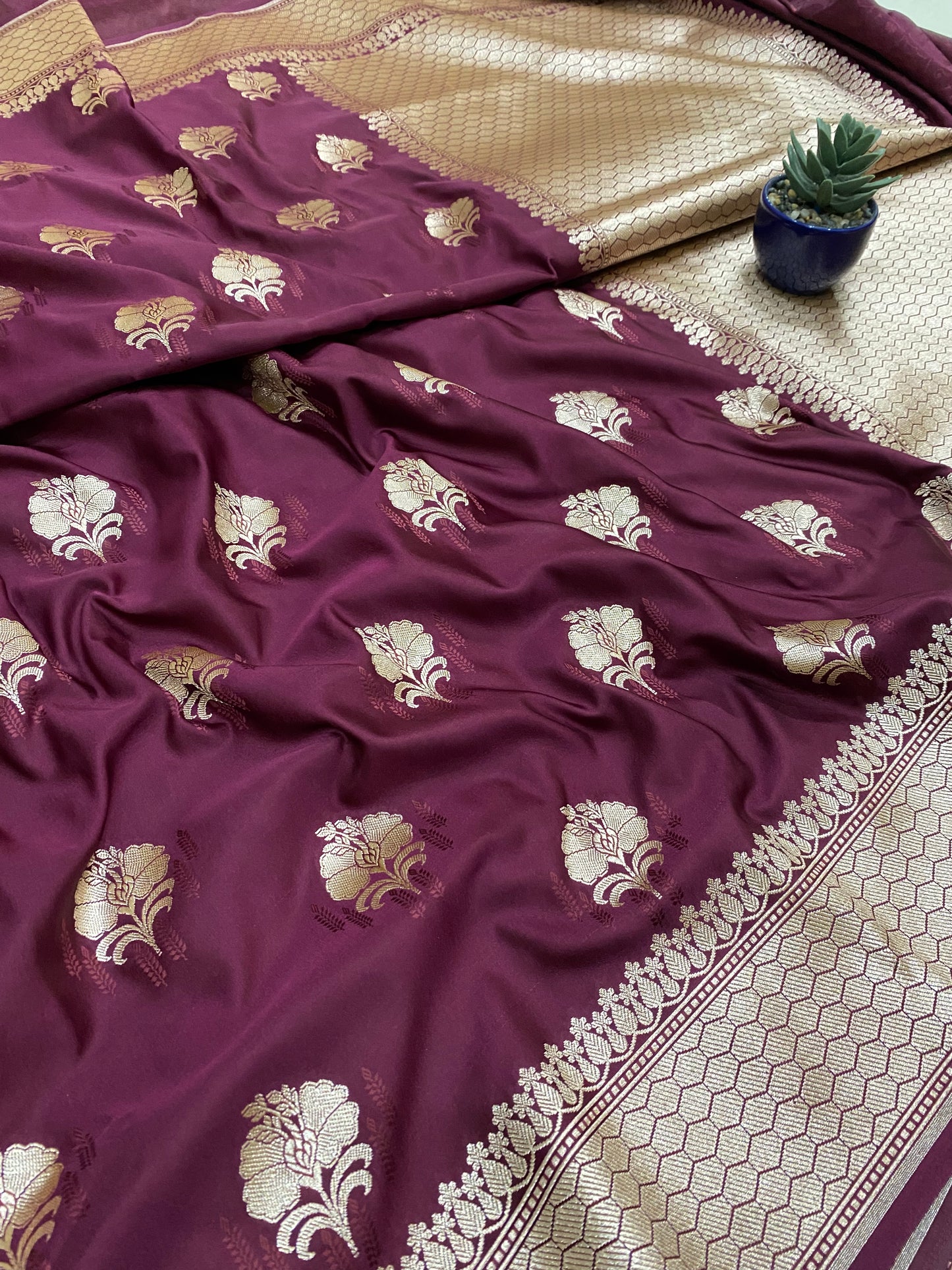 Banarasi Mashru Saree