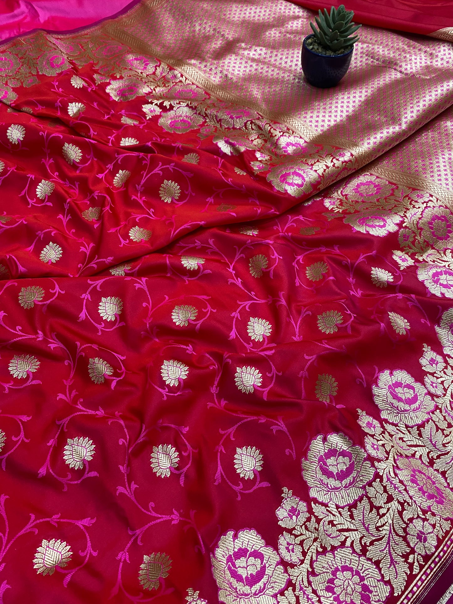 Banarasi Mashru Saree
