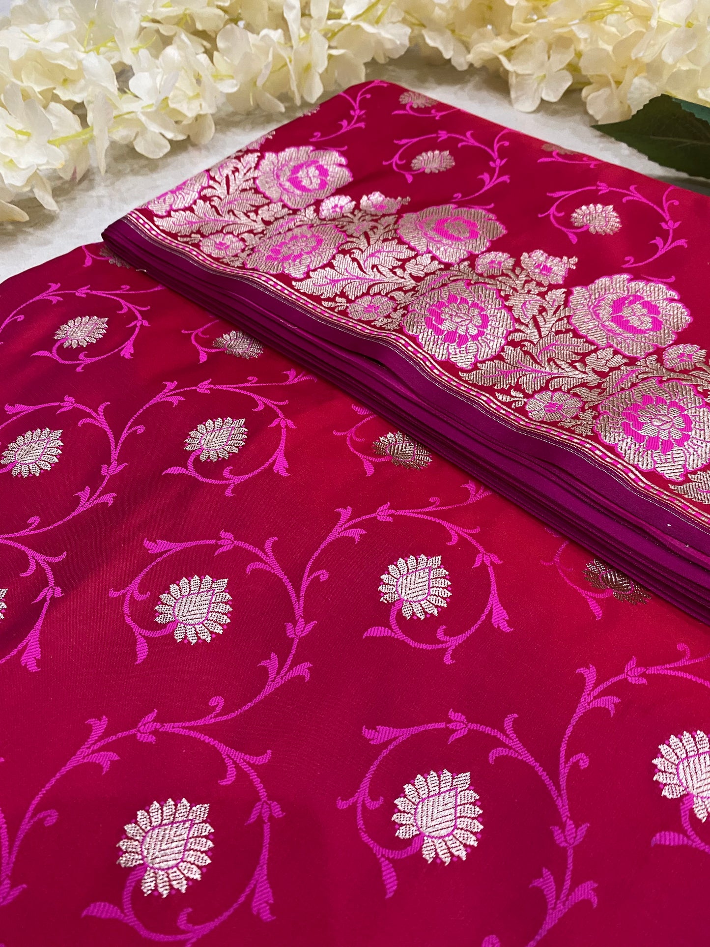 Banarasi Mashru Saree