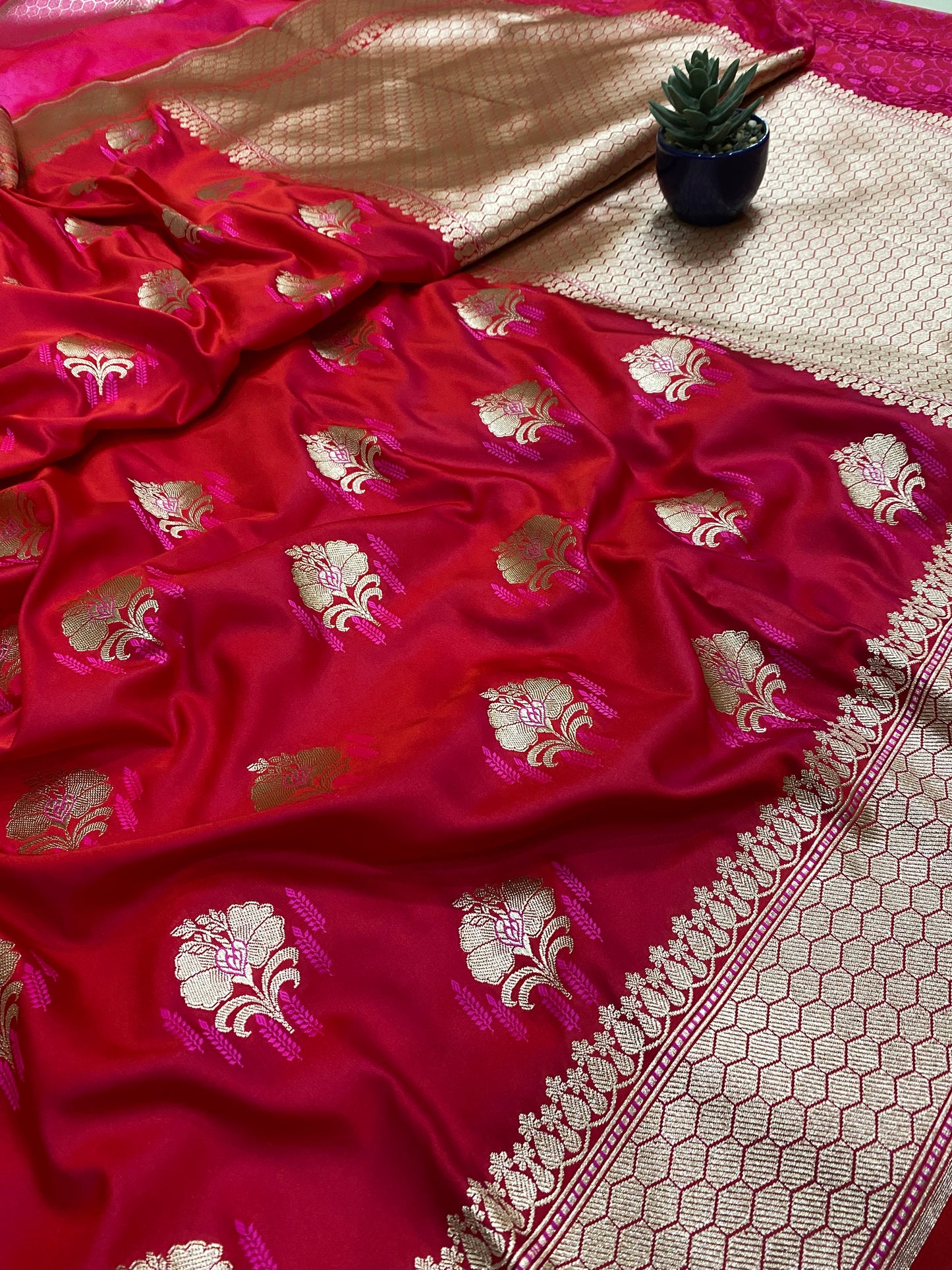 Banarasi Mashru Saree