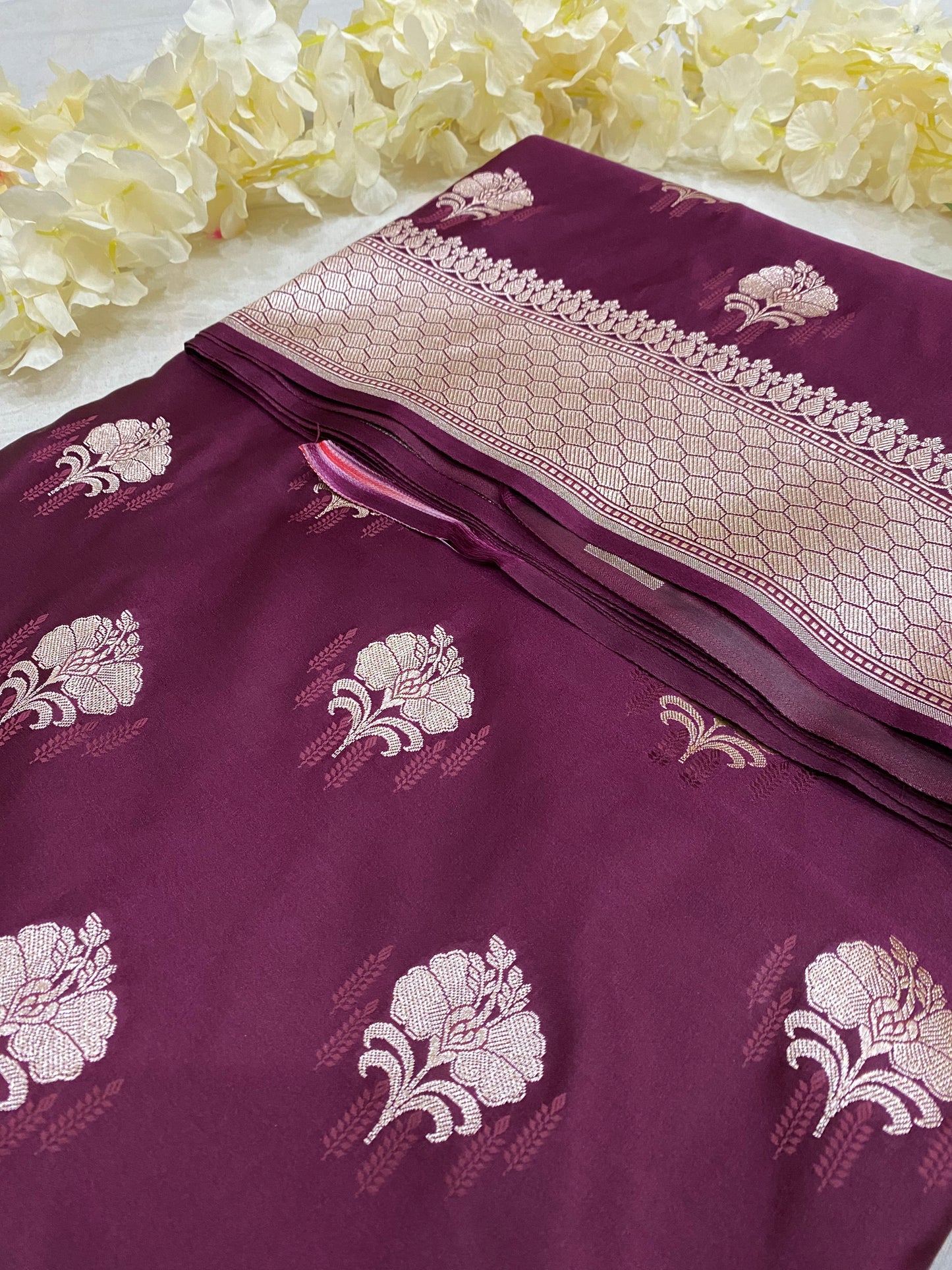 Banarasi Mashru Saree