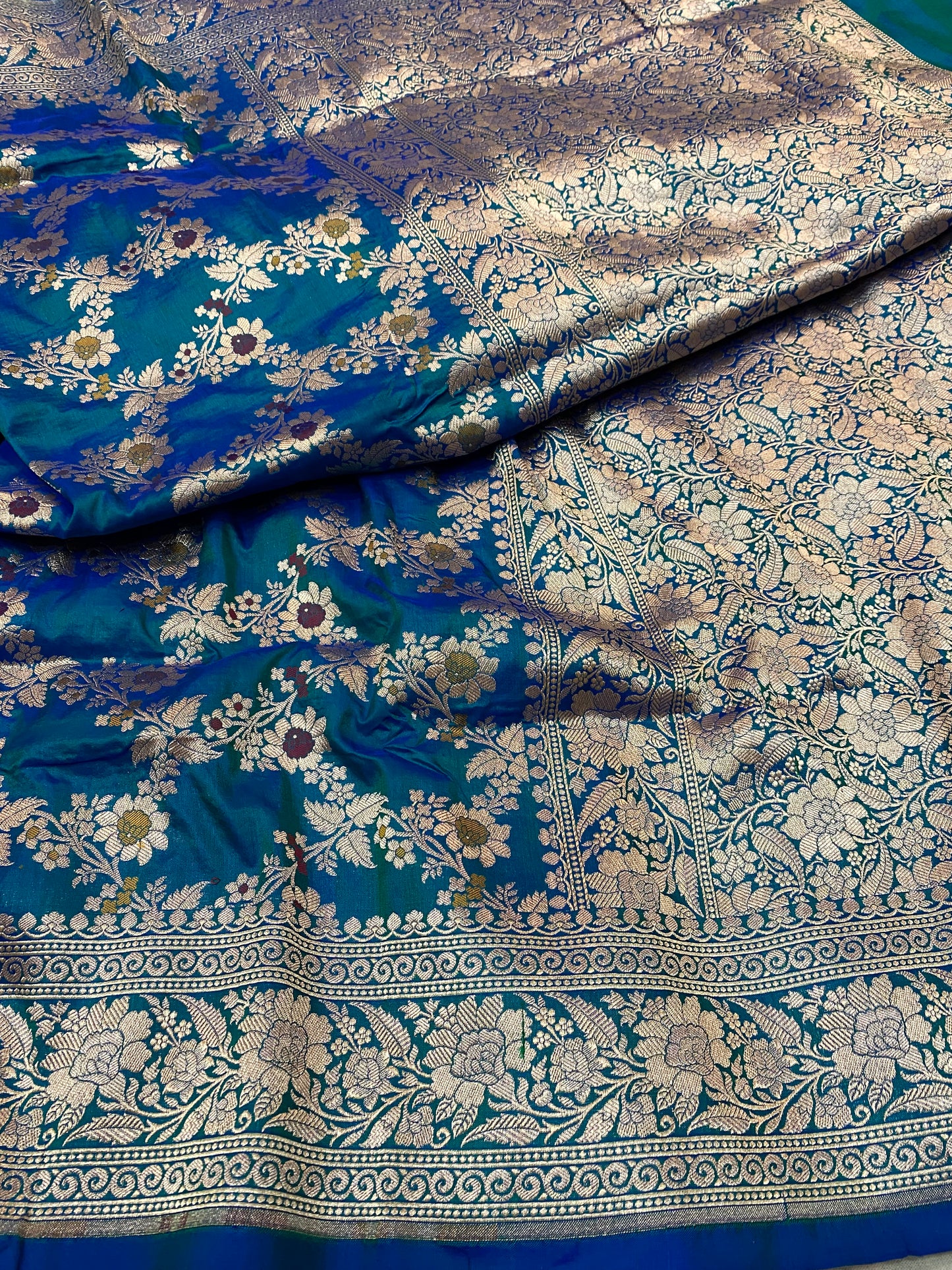 Pure Katan Jangla Mina Saree