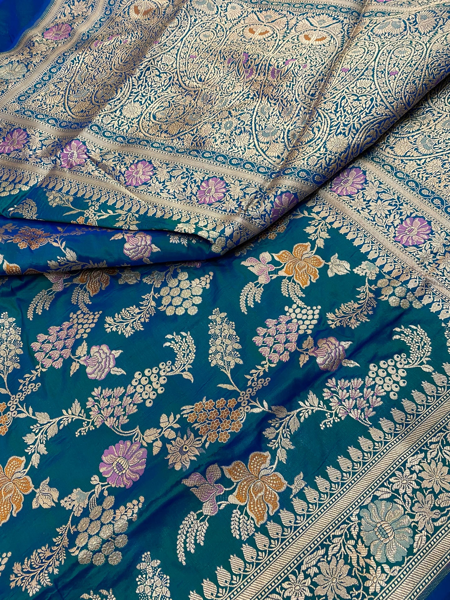 Pure Katan Jaal Mina Saree
