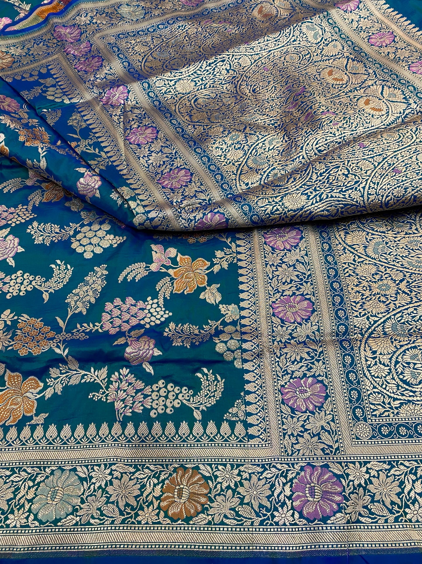 Pure Katan Jaal Mina Saree