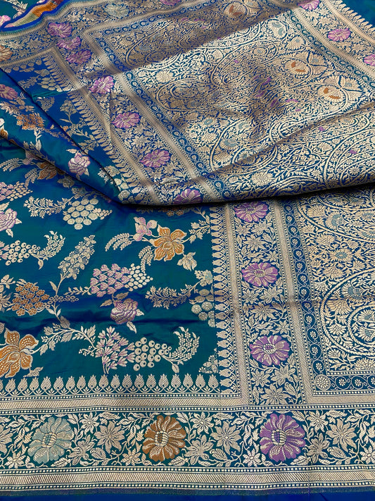 Pure Katan Jaal Mina Saree