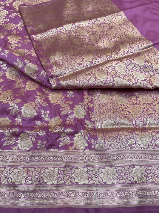 Pure silk Banarasi jaal saree
