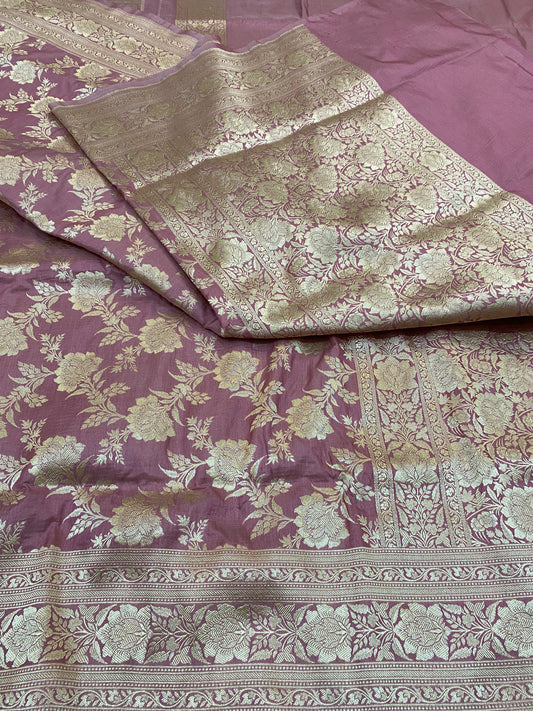 Pure silk Banarasi jaal saree