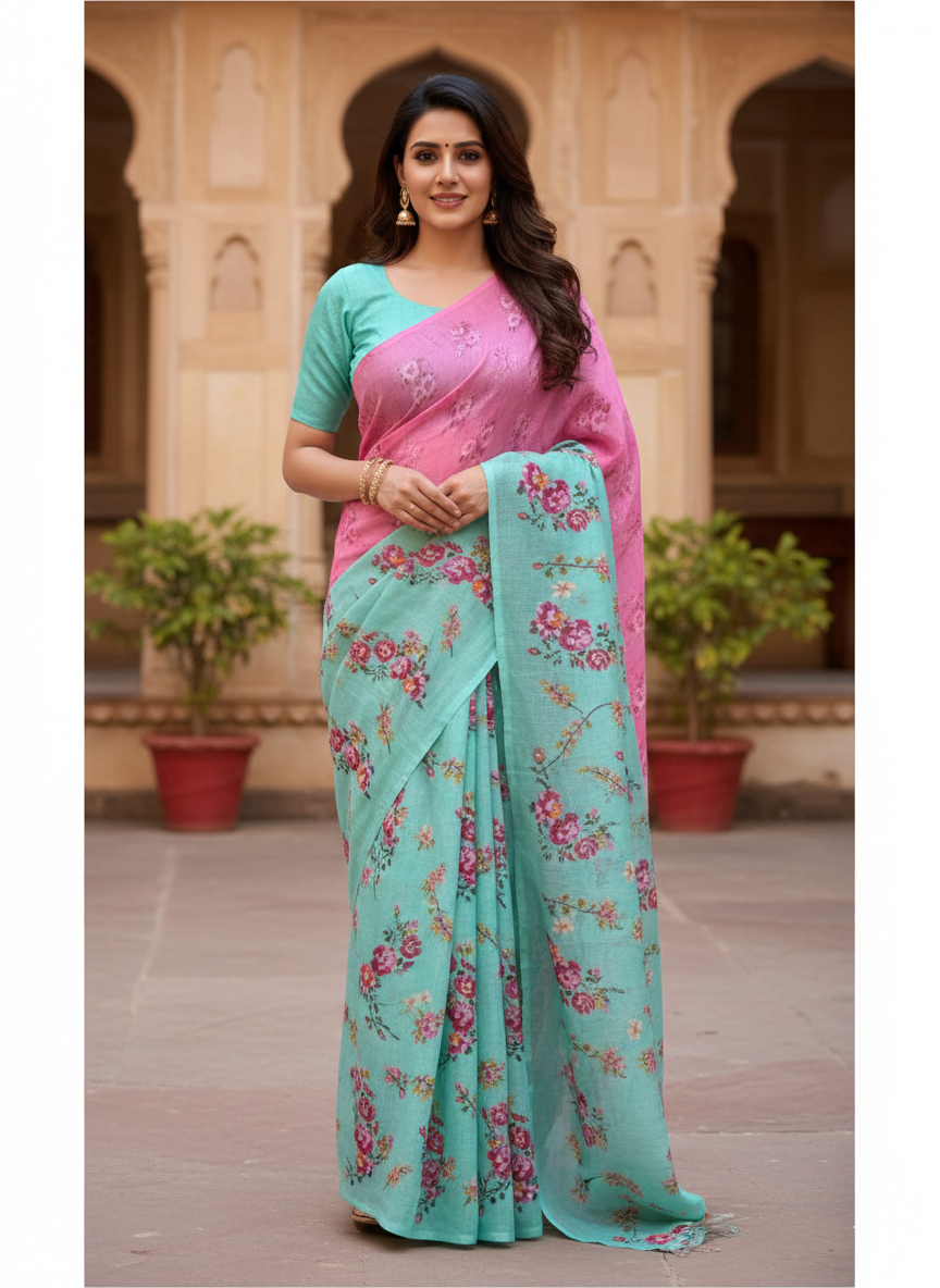 Linen Sarees