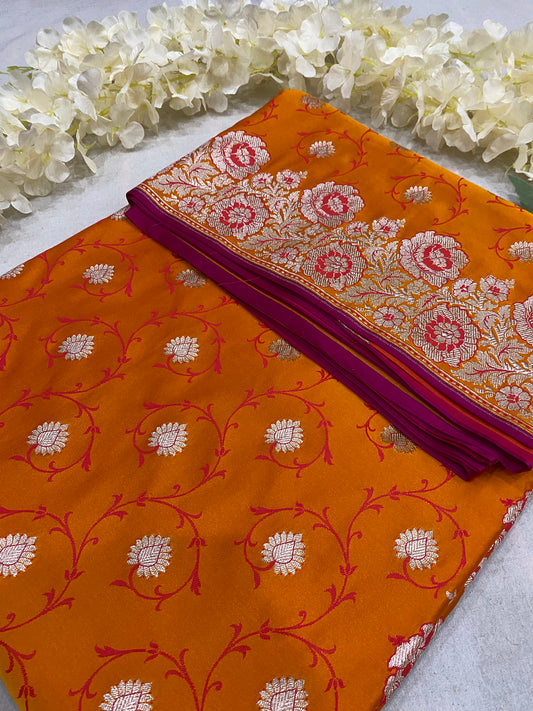 Banarasi Mashru Saree