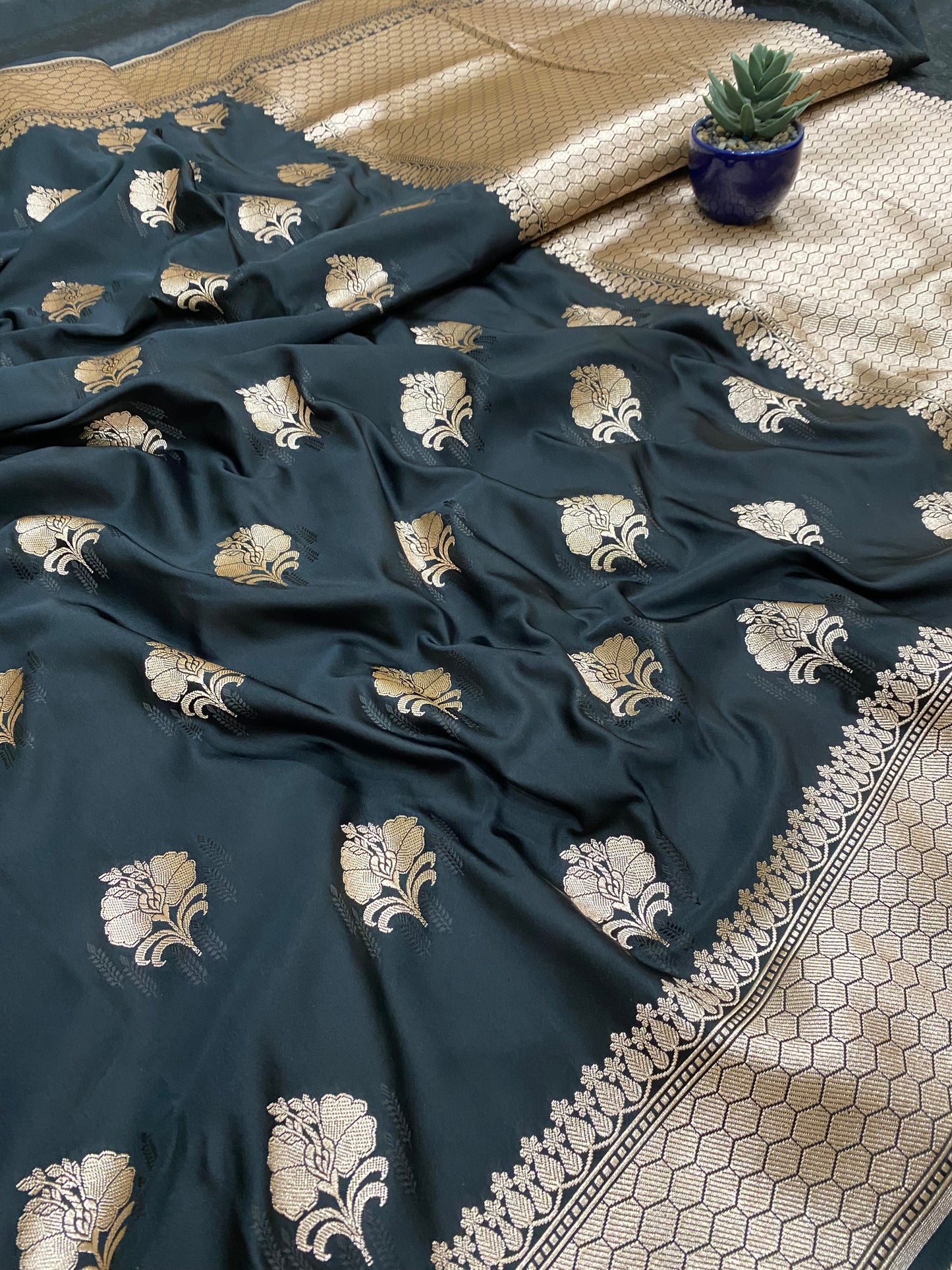 Banarasi Mashru Saree