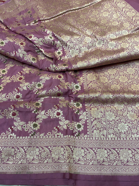 Pure Katan Jangla Mina Saree