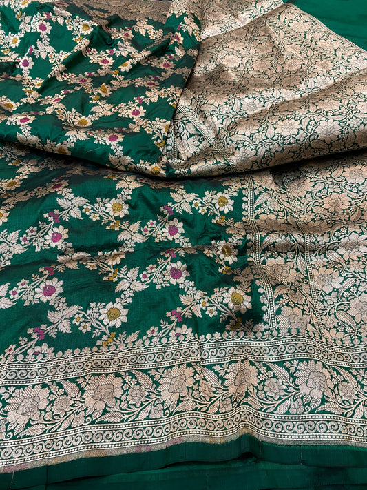 Pure Silk Mina Jangla Saree