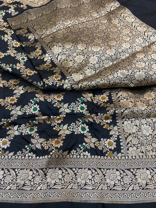 Pure Katan Jangla Mina Saree