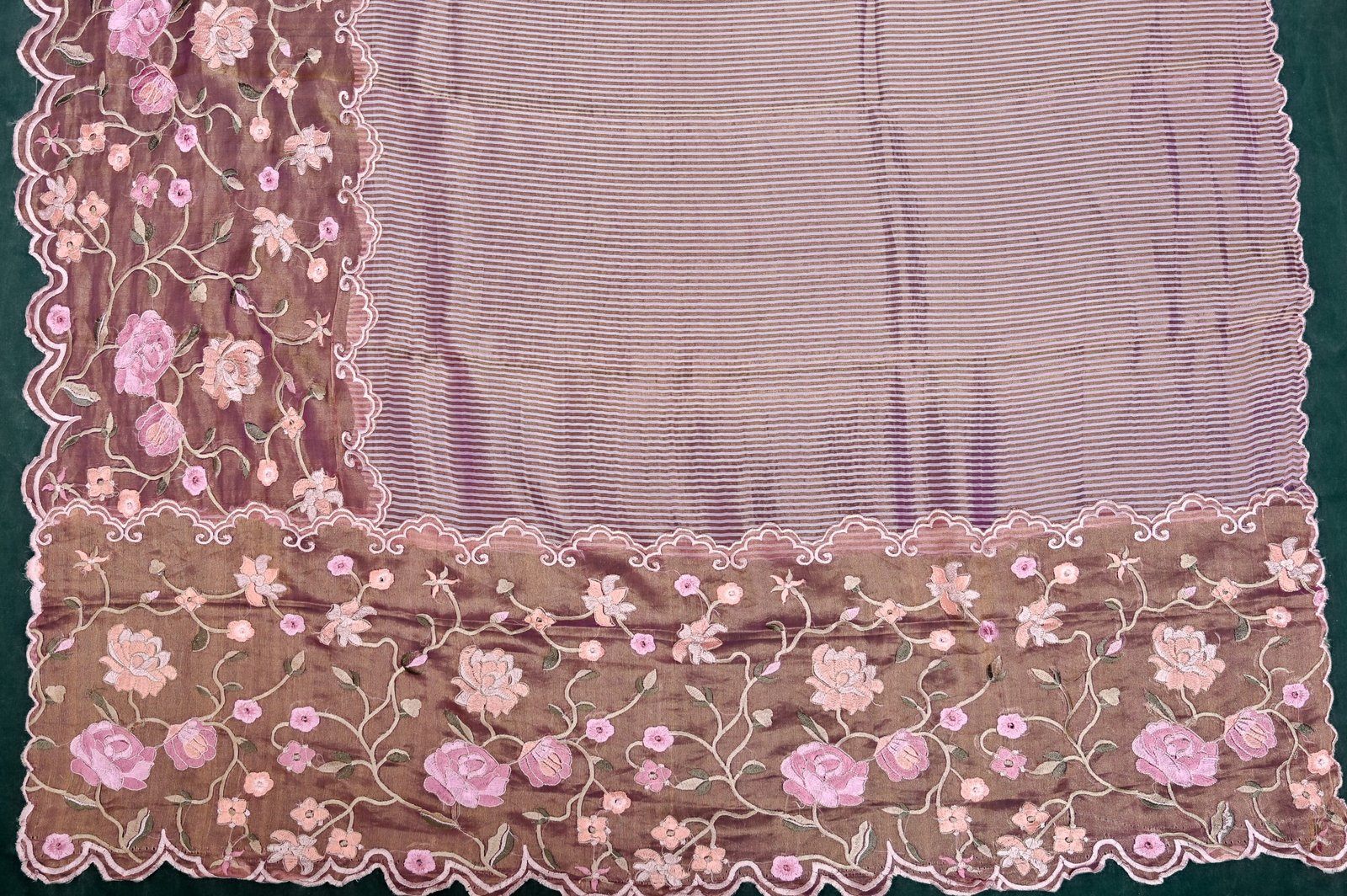 PURE TISSUE WITH APLIQUE WORK - Image 5