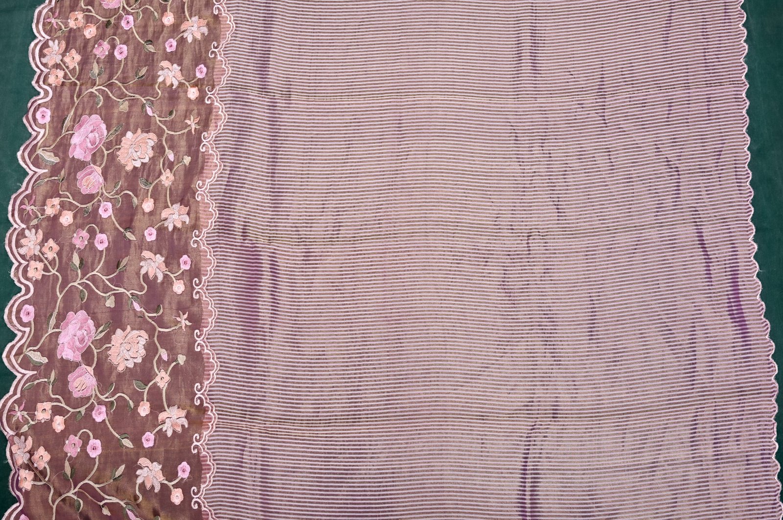 PURE TISSUE WITH APLIQUE WORK - Image 6